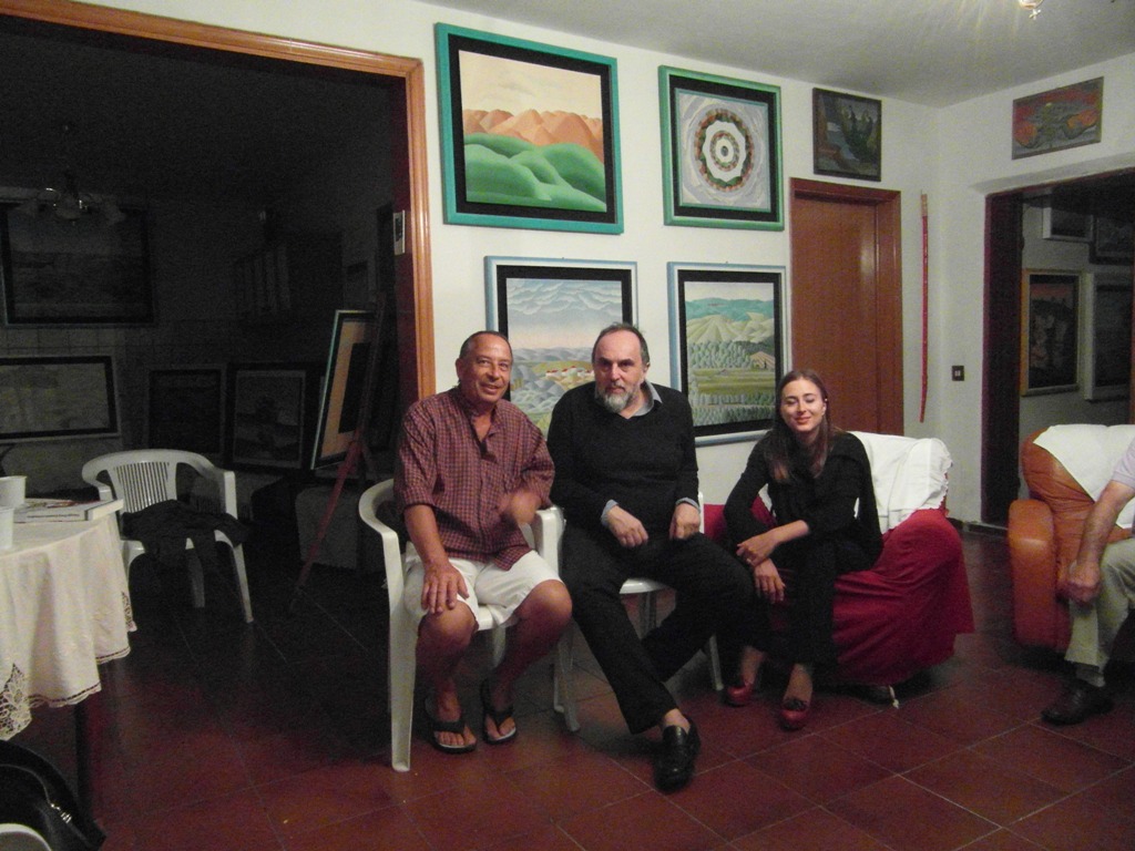 Andrea Buscemi ha visitato la casa del pittore Alessandro Ciulli
